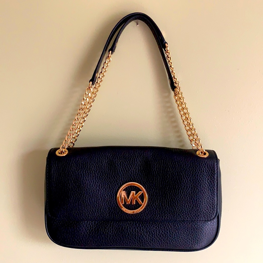 Black and gold Michael Kors bag NWOT Host Pick 10/16🎉🎉 - Picture 2 of 7